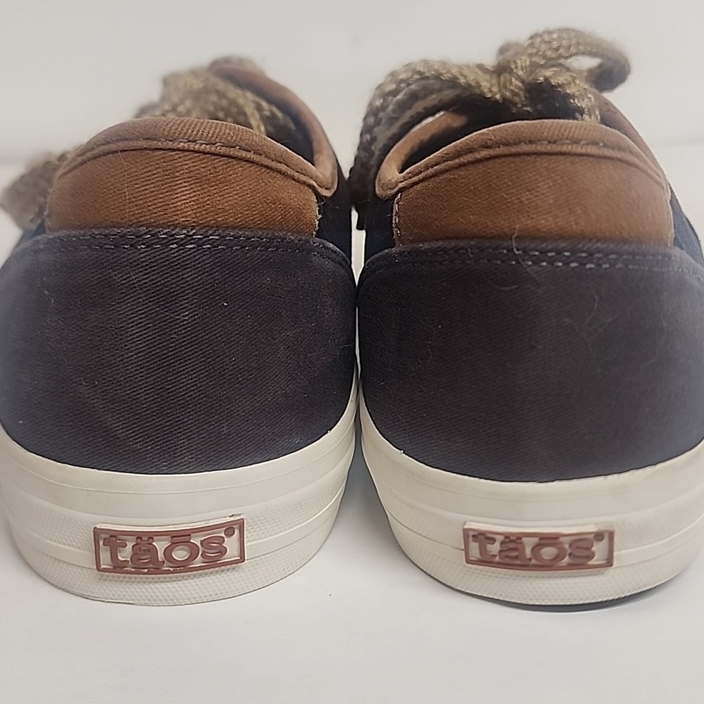 Taos Super Soul Black Gray & Tan Unisex Size 9.5L/8M Casual Sneakers SSL-14101 - Picture 6 of 9